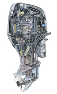 Honda’s 250 is its largest outboard, although the company continues to evaluate where the market is heading.