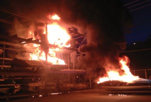 Seattle Boat Company never would have expected a fire at its SkyLaunch Marina dry docks before a wayward firework fell from the skies. It quickly rebuilt in the aftermath, and the insurance claim was officially finalized more than five months after the disaster.
