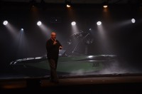 Malibu CEO Jack Springer introducing the Axis Wake T22